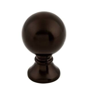 Top Knobs TK801ORB Serene 1" Zinc Alloy Round Shaped Kara Cabinet Knob in Oil Rubbed Bronze
