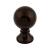 Top Knobs TK801ORB Serene 1" Zinc Alloy Round Shaped Kara Cabinet Knob in Oil Rubbed Bronze