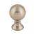 Top Knobs TK801BSN Serene 1" Zinc Alloy Round Shaped Kara Cabinet Knob in Brushed Satin Nickel