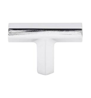 Top Knobs TK790PC Serene 1 3/4" Zinc Alloy T-Handle Shaped Lydia T Shape Cabinet Knob in Polished Chrome
