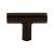 Top Knobs TK790ORB Serene 1 3/4" Zinc Alloy T-Handle Shaped Lydia T Shape Cabinet Knob in Oil Rubbed Bronze