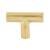 Top Knobs TK790HB Serene 1 3/4" Zinc Alloy T-Handle Shaped Lydia T Shape Cabinet Knob in Honey Bronze