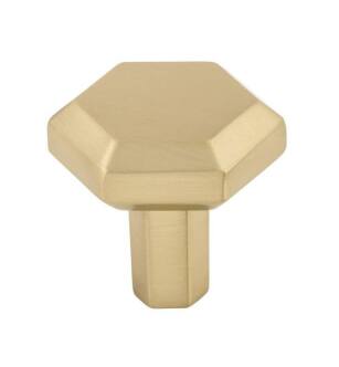 Top Knobs TK791HB Serene 1 1/8" Zinc Alloy Geometric Shaped Lydia Cabinet Knob in Honey Bronze