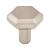 Top Knobs TK791BSN Serene 1 1/8" Zinc Alloy Geometric Shaped Lydia Cabinet Knob in Brushed Satin Nickel