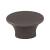 Top Knobs TK781AG Barrington 1 1/2" Zinc Alloy Oval Shaped Edgewater Cabinet Knob in Ash Gray