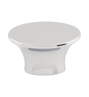 Top Knobs TK781PC Barrington 1 1/2" Zinc Alloy Oval Shaped Edgewater Cabinet Knob in Polished Chrome