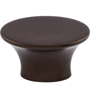 Top Knobs TK781ORB Barrington 1 1/2" Zinc Alloy Oval Shaped Edgewater Cabinet Knob in Oil Rubbed Bronze
