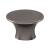 Top Knobs TK780AG Barrington 1 3/8" Zinc Alloy Oval Shaped Edgewater Cabinet Knob in Ash Gray