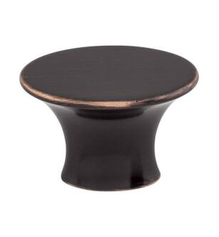 Top Knobs TK780TB Barrington 1 3/8" Zinc Alloy Oval Shaped Edgewater Cabinet Knob in Tuscan Bronze