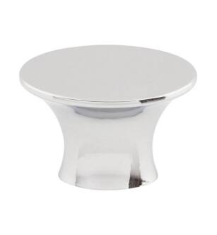 Top Knobs TK780PC Barrington 1 3/8" Zinc Alloy Oval Shaped Edgewater Cabinet Knob in Polished Chrome