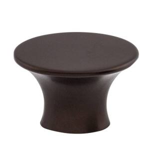 Top Knobs TK780ORB Barrington 1 3/8" Zinc Alloy Oval Shaped Edgewater Cabinet Knob in Oil Rubbed Bronze