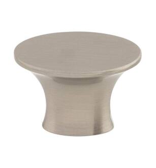 Top Knobs TK780BSN Barrington 1 3/8" Zinc Alloy Oval Shaped Edgewater Cabinet Knob in Brushed Satin Nickel