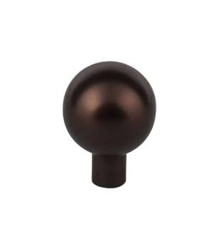Top Knobs TK762ORB Barrington 1 1/8" Zinc Alloy Round Shaped Brookline Cabinet Knob in Oil Rubbed Bronze