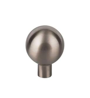 Top Knobs TK762BSN Barrington 1 1/8" Zinc Alloy Round Shaped Brookline Cabinet Knob in Brushed Satin Nickel