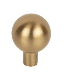 Top Knobs TK761HB Barrington 1 1/8" Zinc Alloy Round Shaped Brookline Cabinet Knob in Honey Bronze