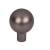 Top Knobs TK761AG Barrington 1 1/8" Zinc Alloy Round Shaped Brookline Cabinet Knob in Ash Gray