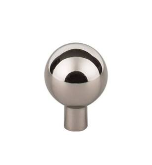 Top Knobs TK761PN Barrington 1 1/8" Zinc Alloy Round Shaped Brookline Cabinet Knob in Polished Nickel