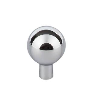 Top Knobs TK761PC Barrington 1 1/8" Zinc Alloy Round Shaped Brookline Cabinet Knob in Polished Chrome