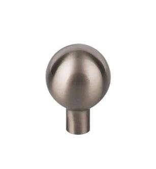 Top Knobs TK761BSN Barrington 1 1/8" Zinc Alloy Round Shaped Brookline Cabinet Knob in Brushed Satin Nickel