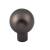 Top Knobs TK760AG Barrington 7/8" Zinc Alloy Round Shaped Brookline Cabinet Knob in Ash Gray