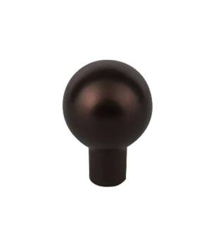 Top Knobs TK760ORB Barrington 7/8" Zinc Alloy Round Shaped Brookline Cabinet Knob in Oil Rubbed Bronze