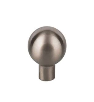 Top Knobs TK760BSN Barrington 7/8" Zinc Alloy Round Shaped Brookline Cabinet Knob in Brushed Satin Nickel
