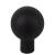 Top Knobs TK760BLK Barrington 7/8" Zinc Alloy Round Shaped Brookline Cabinet Knob in Flat Black