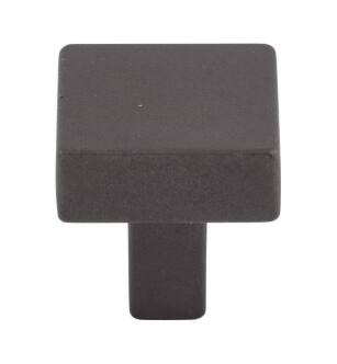 Top Knobs TK740SAB Barrington 1 1/8" Zinc Alloy Square Shaped Channing Cabinet Knob in Sable