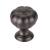 Top Knobs TK691SAB Devon 1 1/2" Zinc Alloy Round Shaped Allington Cabinet Knob in Sable