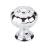 Top Knobs TK691PC Devon 1 1/2" Zinc Alloy Round Shaped Allington Cabinet Knob in Polished Chrome