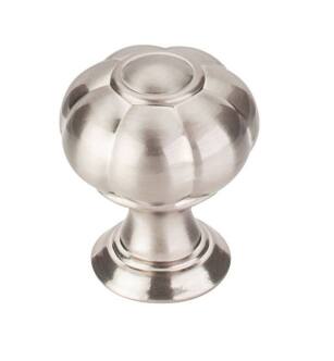 Top Knobs TK691BSN Devon 1 1/2" Zinc Alloy Round Shaped Allington Cabinet Knob in Brushed Satin Nickel