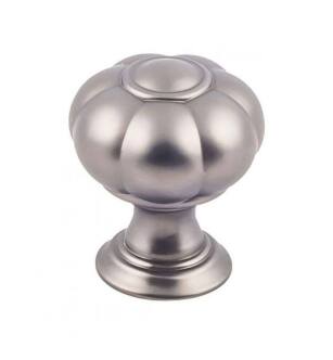 Top Knobs TK691AG Devon 1 1/2" Zinc Alloy Round Shaped Allington Cabinet Knob in Ash Gray