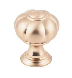 Top Knobs TK691HB Devon 1 1/2" Zinc Alloy Round Shaped Allington Cabinet Knob in Honey Bronze