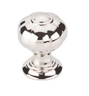 Top Knobs TK690PN Devon 1 1/4" Zinc Alloy Round Shaped Allington Cabinet Knob in Polished Nickel