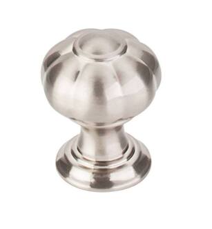 Top Knobs TK690BSN Devon 1 1/4" Zinc Alloy Round Shaped Allington Cabinet Knob in Brushed Satin Nickel