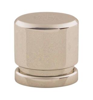 Top Knobs TK57PN Sanctuary 1" Zinc Alloy Oval Shaped Cabinet Knob in Polished Nickel