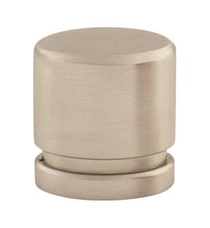 Top Knobs TK57BSN Sanctuary 1" Zinc Alloy Oval Shaped Cabinet Knob in Brushed Satin Nickel