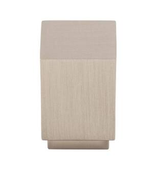 Top Knobs TK33BSN Sanctuary 3/4" Zinc Alloy Square Shaped Linear Cabinet Knob in Brushed Satin Nickel
