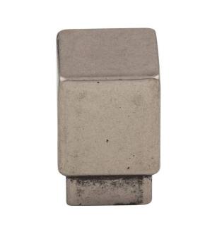Top Knobs TK31PTA Sanctuary 3/4" Zinc Alloy Square Shaped Tapered Cabinet Knob in Pewter Antique