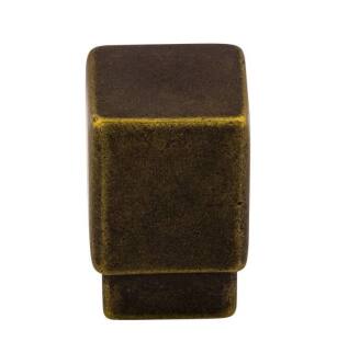 Top Knobs TK31GBZ Sanctuary 3/4" Zinc Alloy Square Shaped Tapered Cabinet Knob in German Bronze