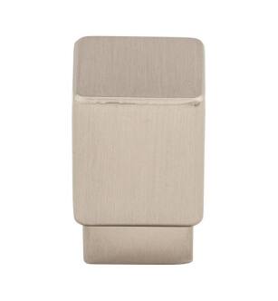 Top Knobs TK31BSN Sanctuary 3/4" Zinc Alloy Square Shaped Tapered Cabinet Knob in Brushed Satin Nickel