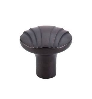 Top Knobs TK221SAB Victoria Falls 1 1/4" Zinc Alloy Mushroom Shaped Sydney Cabinet Knob with Backplate in Sable
