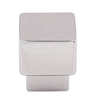 Top Knobs TK32PC Sanctuary 1" Zinc Alloy Square Shaped Tapered Cabinet Knob in Polished Chrome