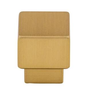 Top Knobs TK32HB Sanctuary 1" Zinc Alloy Square Shaped Tapered Cabinet Knob in Honey Bronze