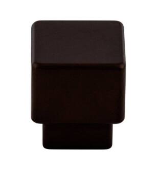 Top Knobs TK32ORB Sanctuary 1" Zinc Alloy Square Shaped Tapered Cabinet Knob in Oil Rubbed Bronze