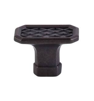 Top Knobs TK205SAB Tower Bridge 1 1/2" Zinc Alloy Rectangle Shaped Cabinet Knob in Sable