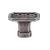 Top Knobs TK205PTA Tower Bridge 1 1/2" Zinc Alloy Rectangle Shaped Cabinet Knob in Pewter Antique