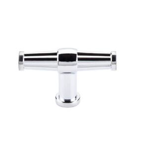 Top Knobs TK194PC Luxor 2 1/2" Zinc Alloy Bar Shaped Cabinet Knob in Polished Chrome