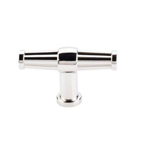Top Knobs TK194PN Luxor 2 1/2" Zinc Alloy Bar Shaped Cabinet Knob in Polished Nickel