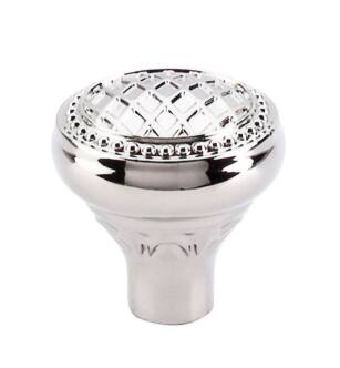 Top Knobs TK173PN Trevi 1 3/8" Zinc Alloy Round Shaped Cabinet Knob in Polished Nickel